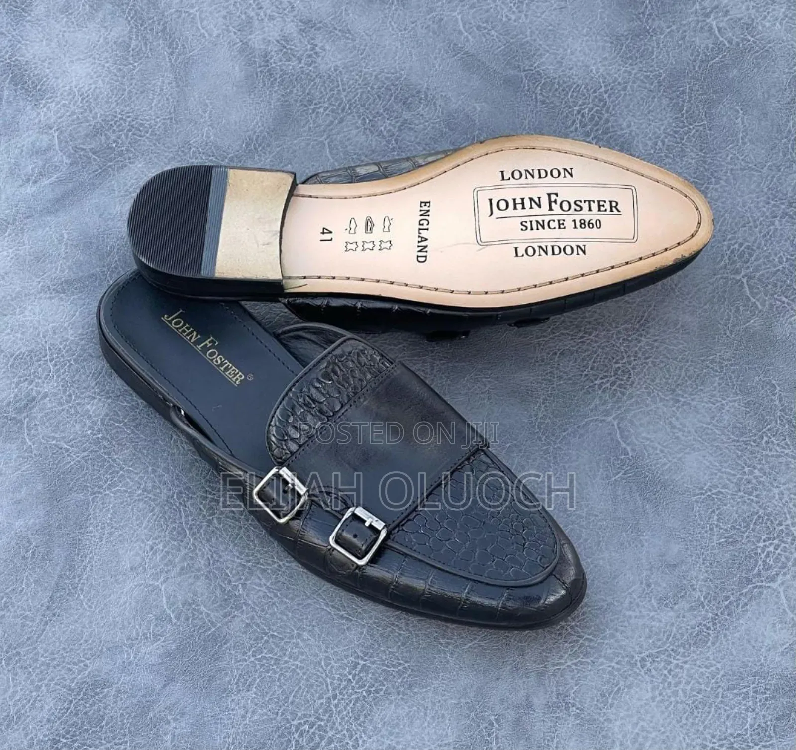 John Foster Pure Leather Mules