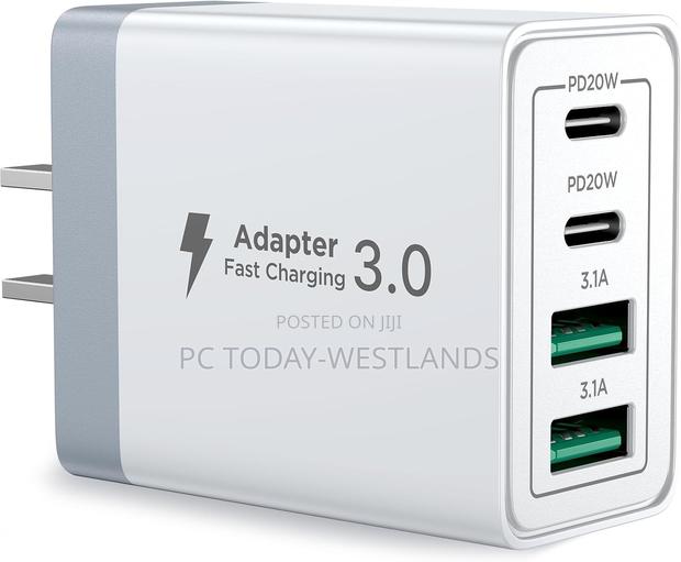 USB C Charger Block, 40W 4-Port Fast Charger Charging Block