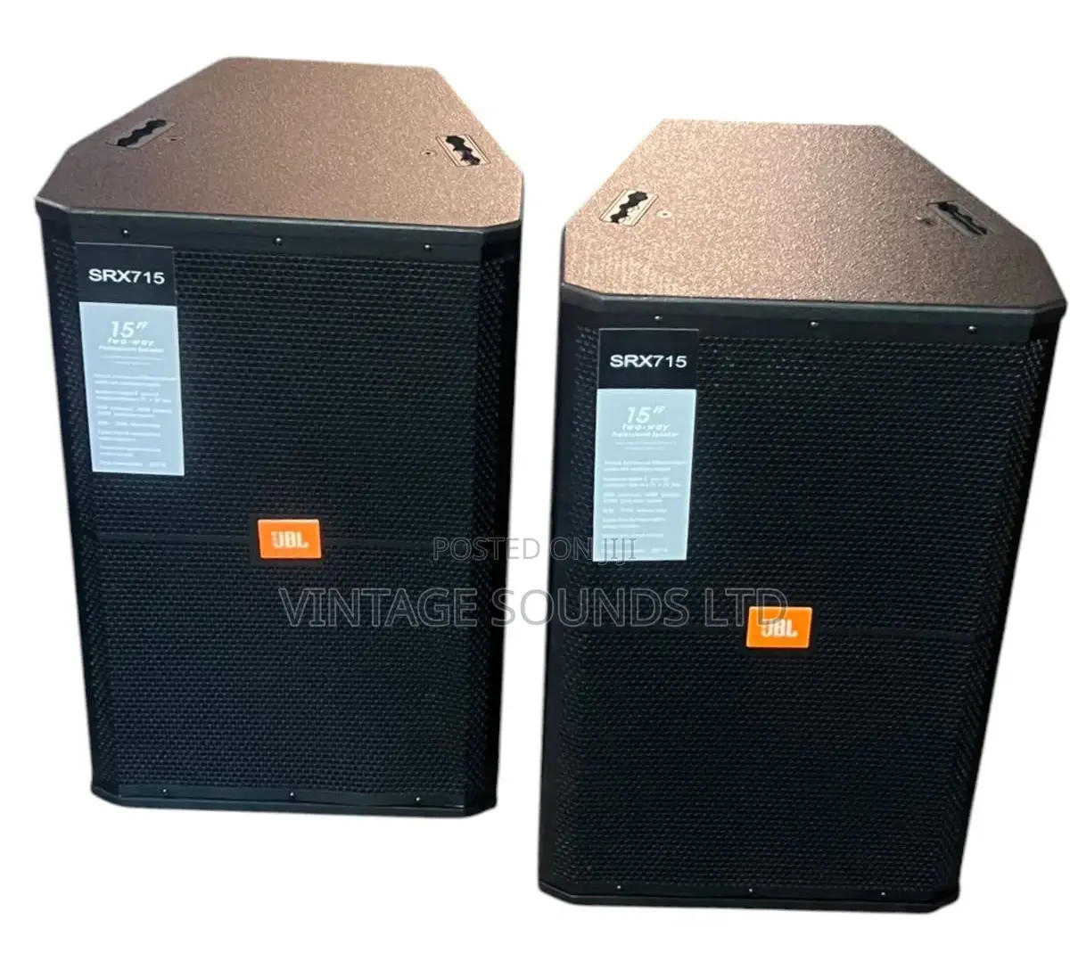 JBL SRX715 15” Professional High-Power 2-Way Speakers 2PC