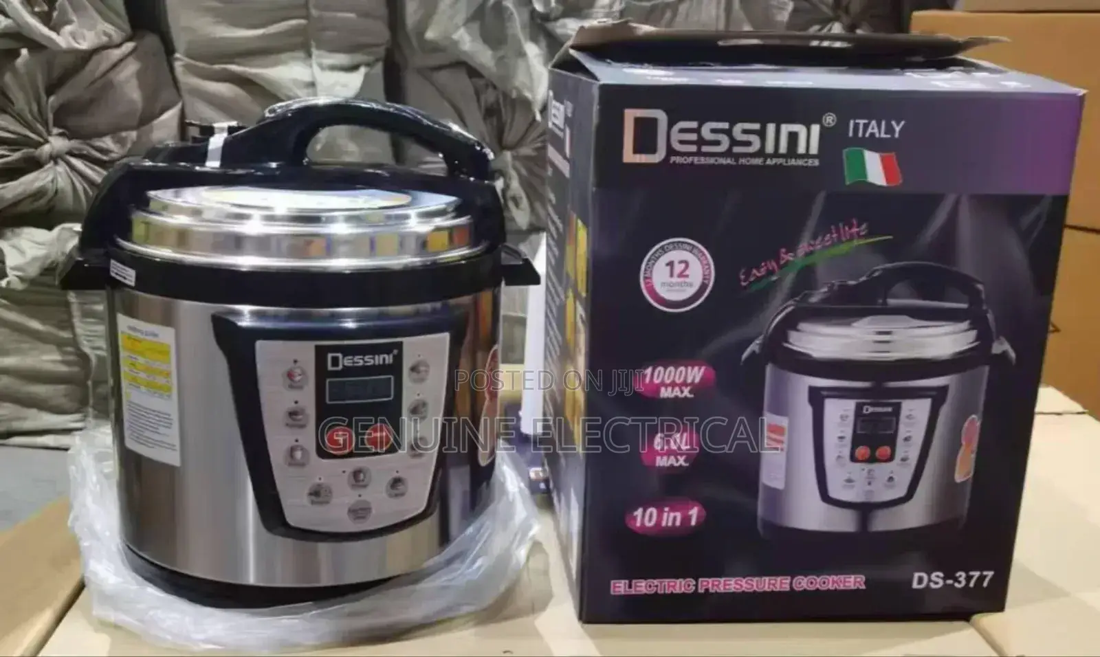 Brand New Dessini Pressure Cooker 6 Litres
