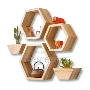 5 in 1 Floating Shelves Wooden