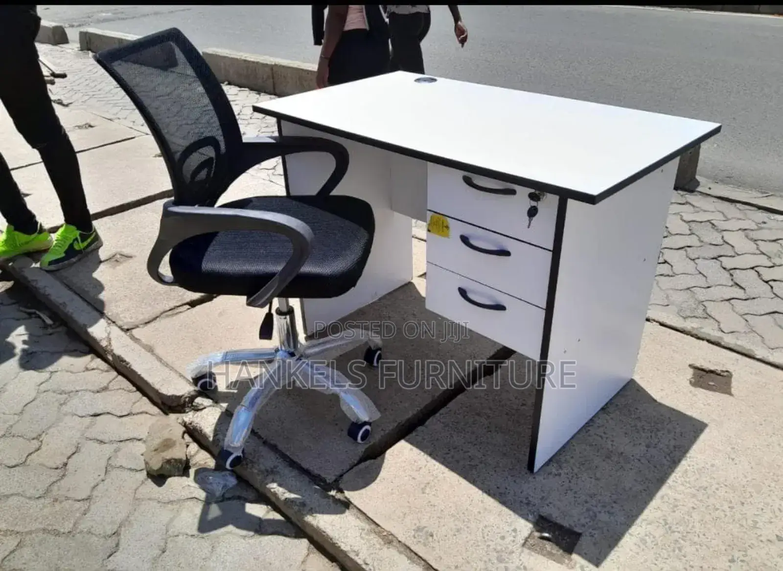 Combo Office Table and Secretarial Seat