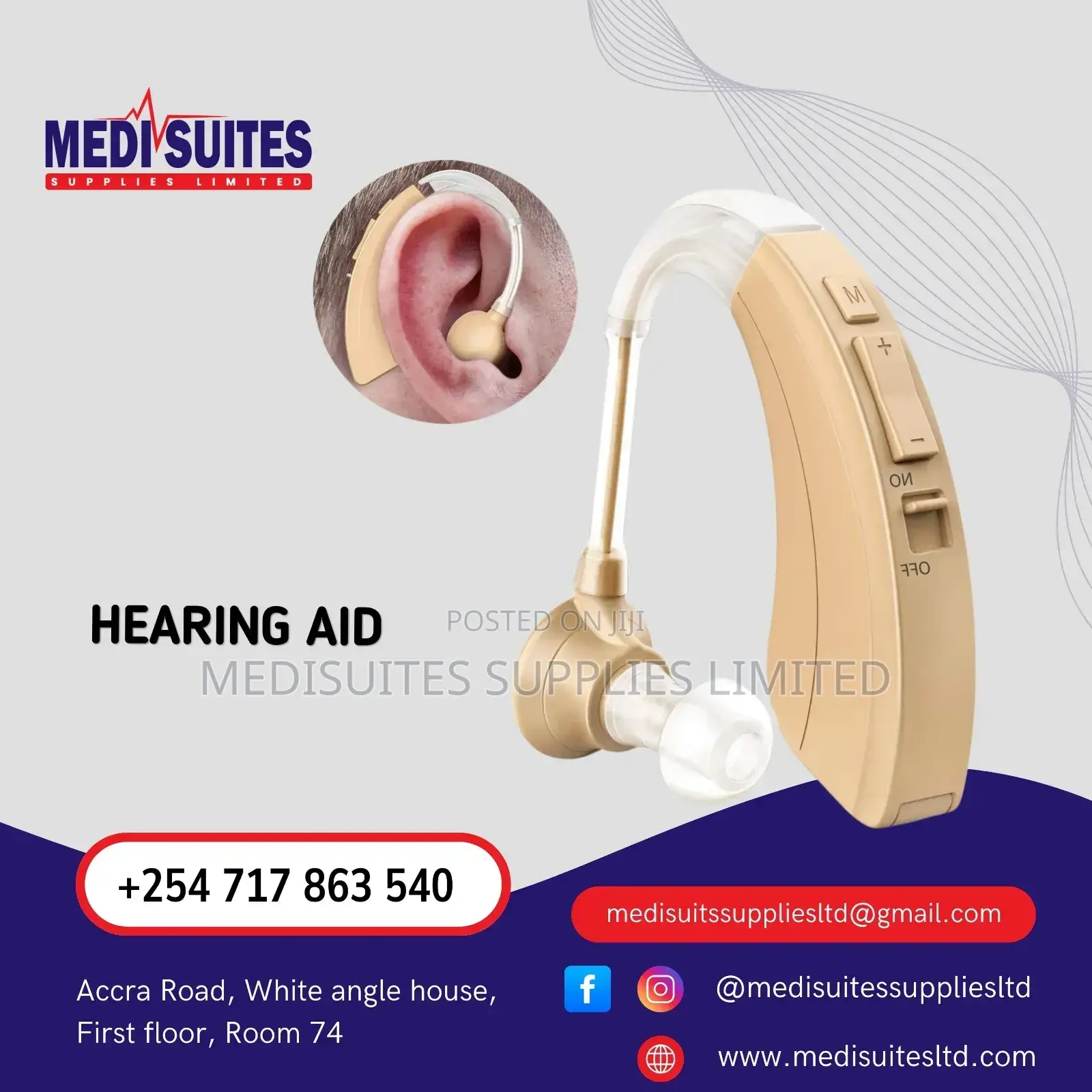 Hearing Aid ( Rechargeable Audio Aid)
