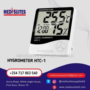 Room Thermometer  With Alarm ( Htc 1) - thumbnail 2