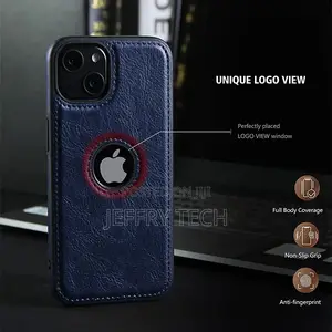 iPhone 13 Pro Max Luxury Elegant Leather Case - Blue