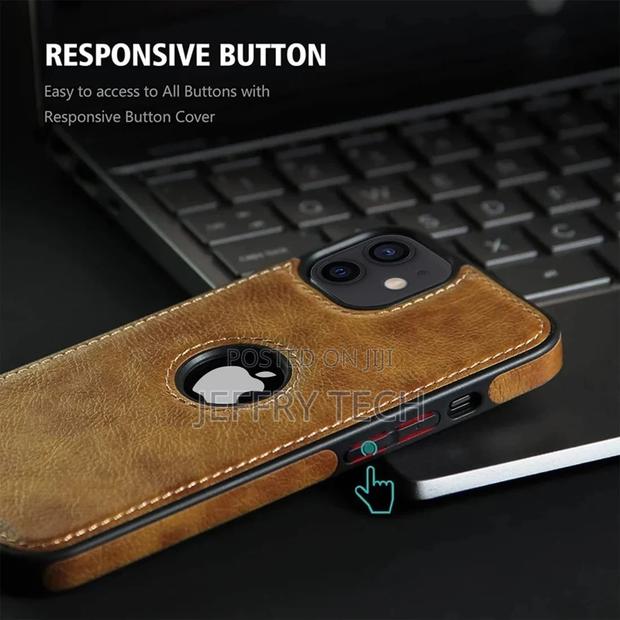 iPhone 12 Original PU Leather Case Classic Luxury Elegant Wi - thumbnail 3
