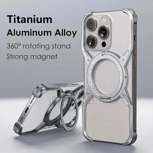 iPhone 16 Pro Metal Alloy X Shape Bumper Case With Magsafe 