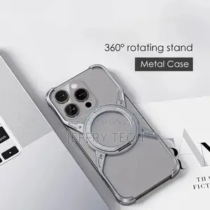iPhone 16 Pro Metal Alloy X Shape Bumper Case With Magsafe 