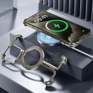 iPhone 15 Pro Pure Metal Framless Magnetic Impact Resistance