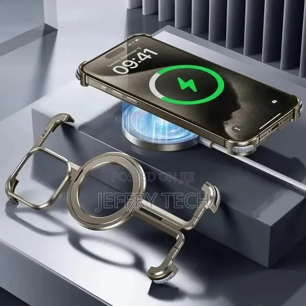 iPhone 15 Pro Pure Metal Framless Magnetic Impact Resistance