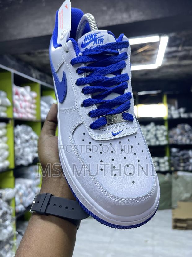 Nike Airforce 1 Low White Medium Blue 38-45 - thumbnail 3