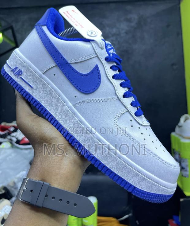 Nike Airforce 1 Low White Medium Blue 38-45 - thumbnail 4