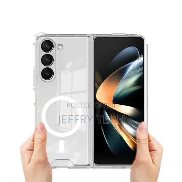 Samsung Galaxy Z Fold 5 Anti-Knock Transparent Magsafe Case