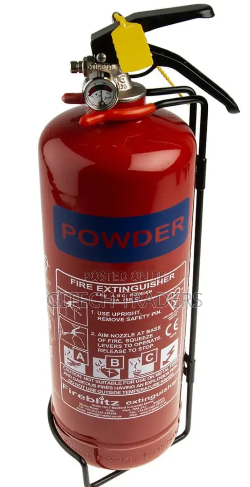 Fire Extinguisher 2kg Dry Powder