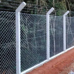 Rust Resistant Chainlink Fencing Wire 12.5g Mesh 80*80 6ft