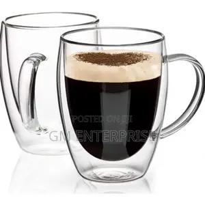 Double Wall Glass Cup! Double Wall Glass Cup Ni