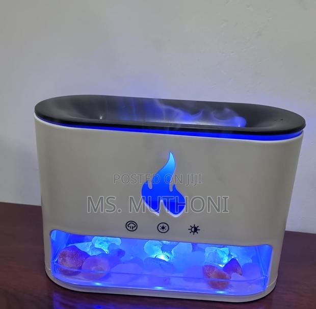 10W Salt Stone Fire Place Aroma Diffuser Humidifier - thumbnail 7