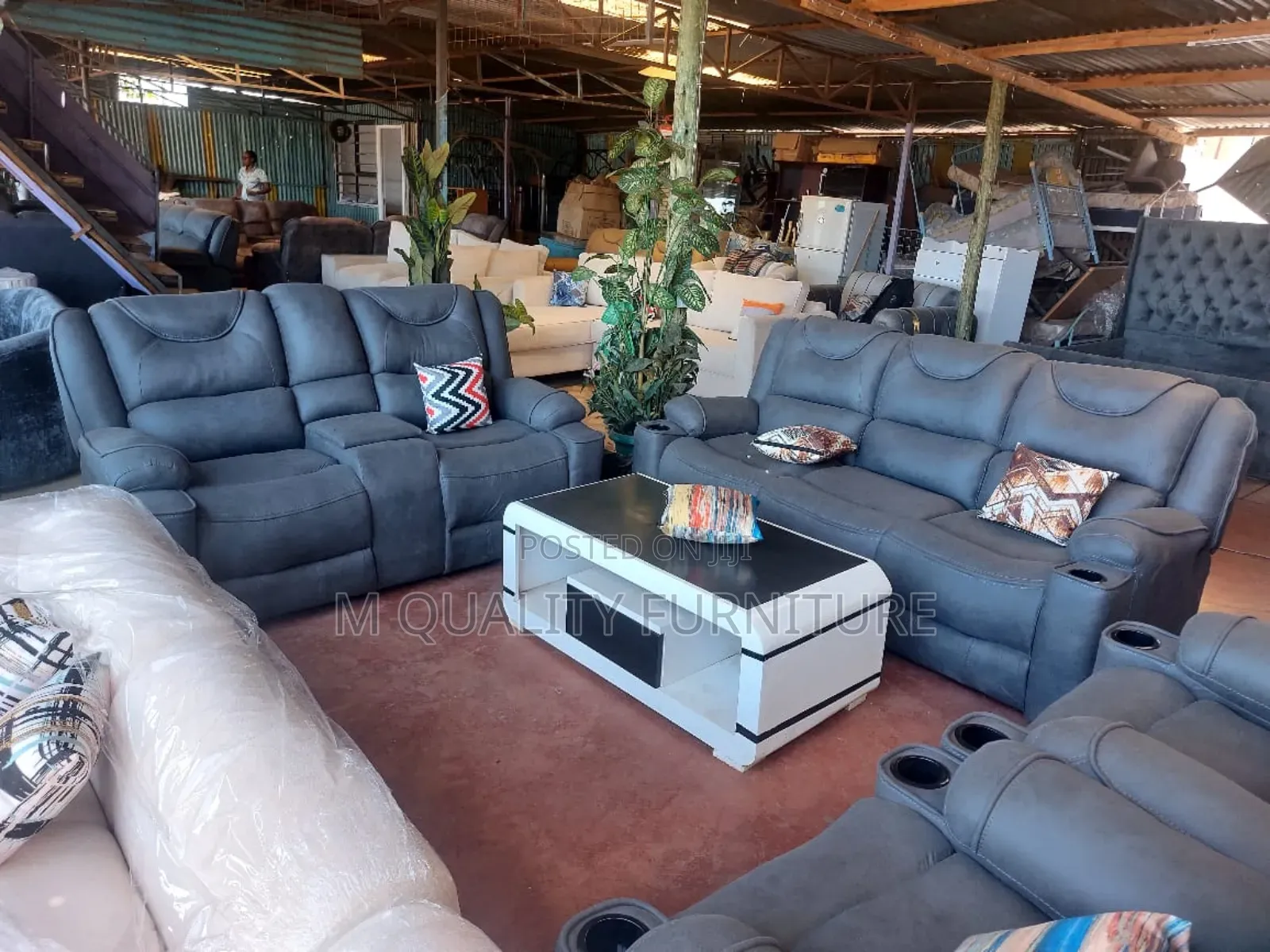 New 7 Seater Semi Recliner Couch