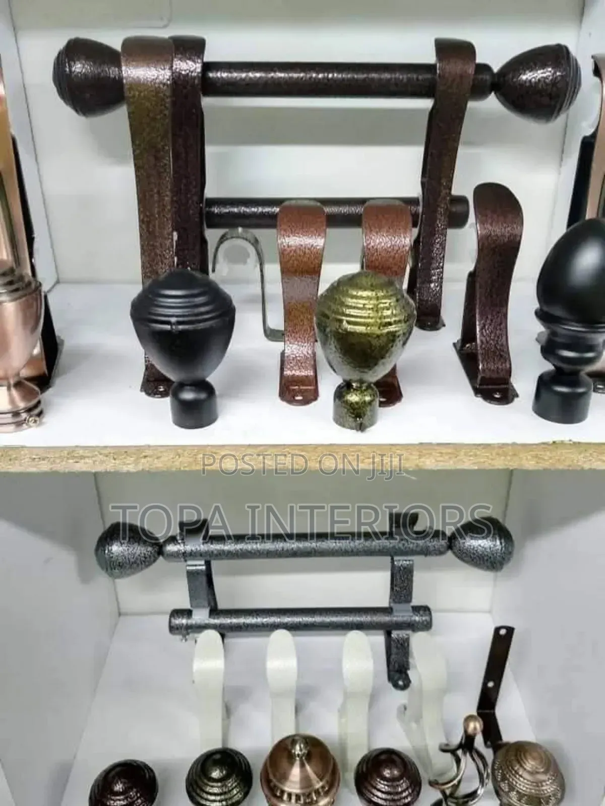 Strong Locally Made Window Curtain Rods for Hanging Curtains