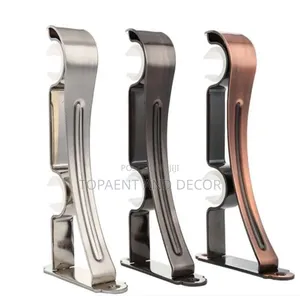 Smooth Curtain Rod Hooks Wall Mounted Curtain Rod Brackets