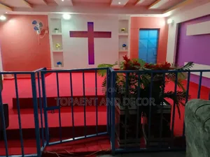 Pulpit Decoration Red Carpets Altar Wall to Wall Carpets