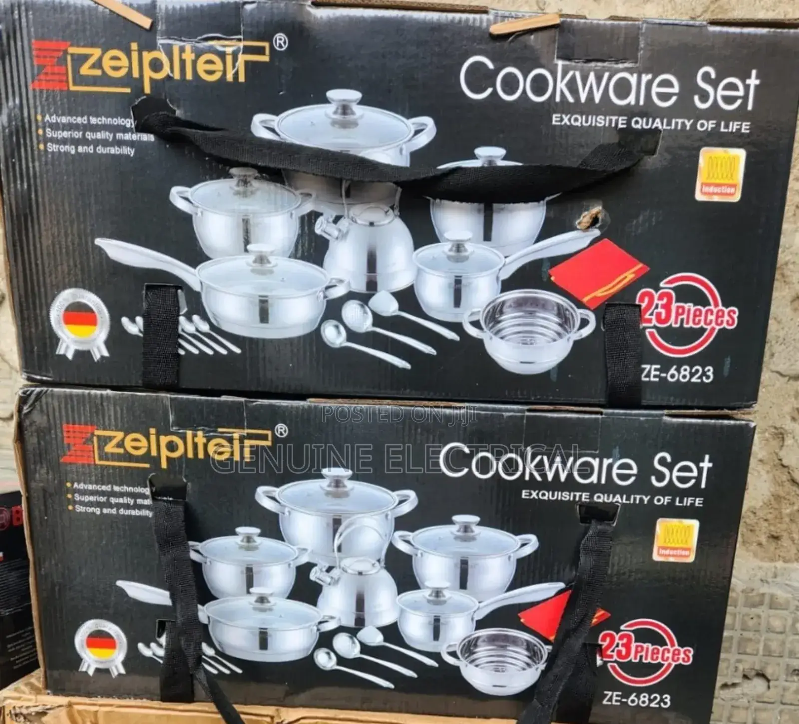 23pieces Stainless Cookware