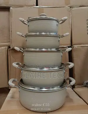 10 Pieces James Pot Cookware Set Nonstick