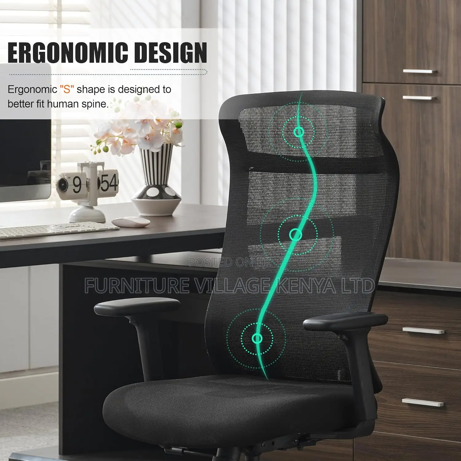 Office Seats; High Back Mesh Home Office Desk Chair