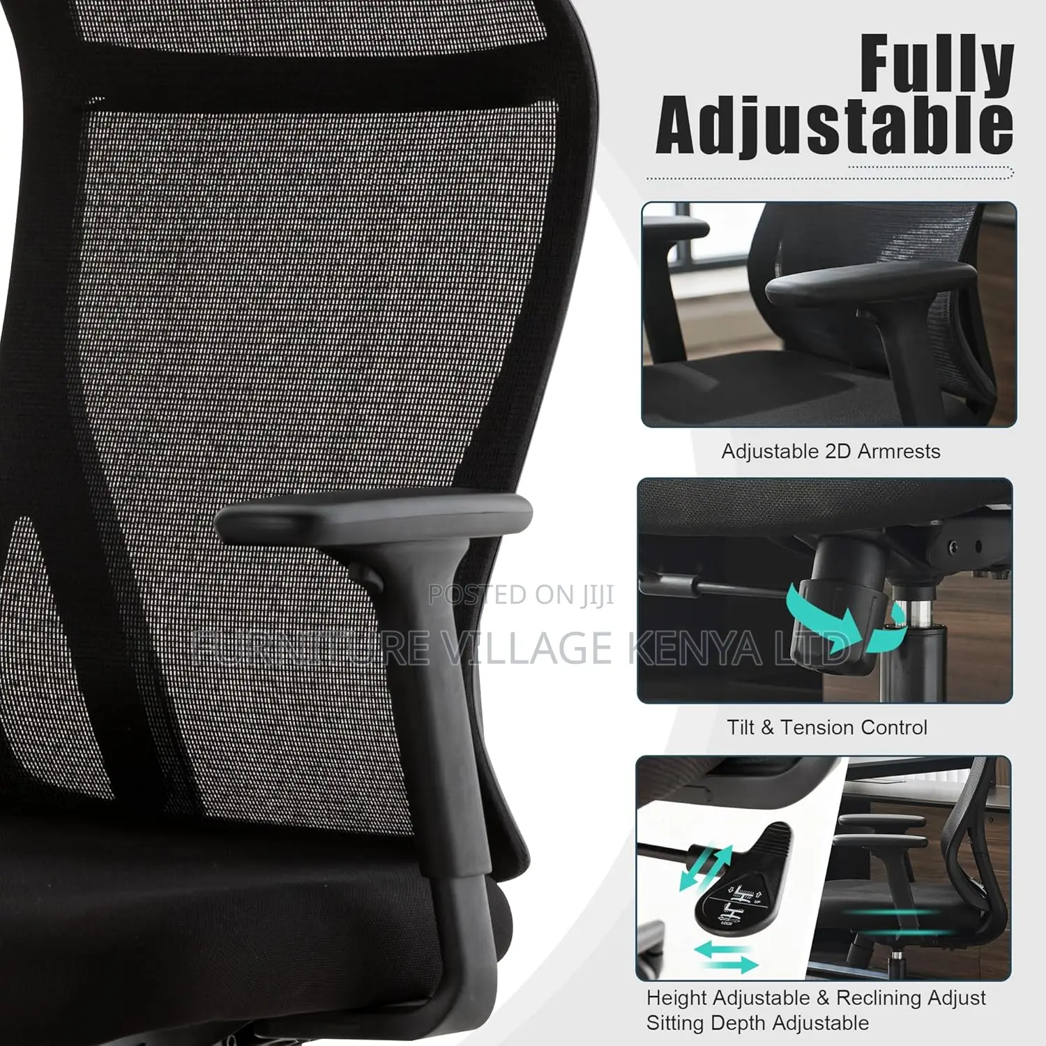 Office Seats; High Back Mesh Home Office Desk Chair