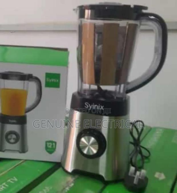 1.5 L Syinix 2 in 1 Blender Machine Stainless Steel SY1