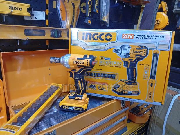 Ingco Cordless Impact Wrench Combo Kit - thumbnail 2