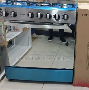 60*80 Unitech 5 Burner Free Standing Full Gas Cooker UN/FG