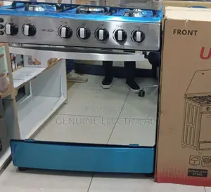 60*80 Unitech 5 Burner Free Standing Gas Cooker UN/FG