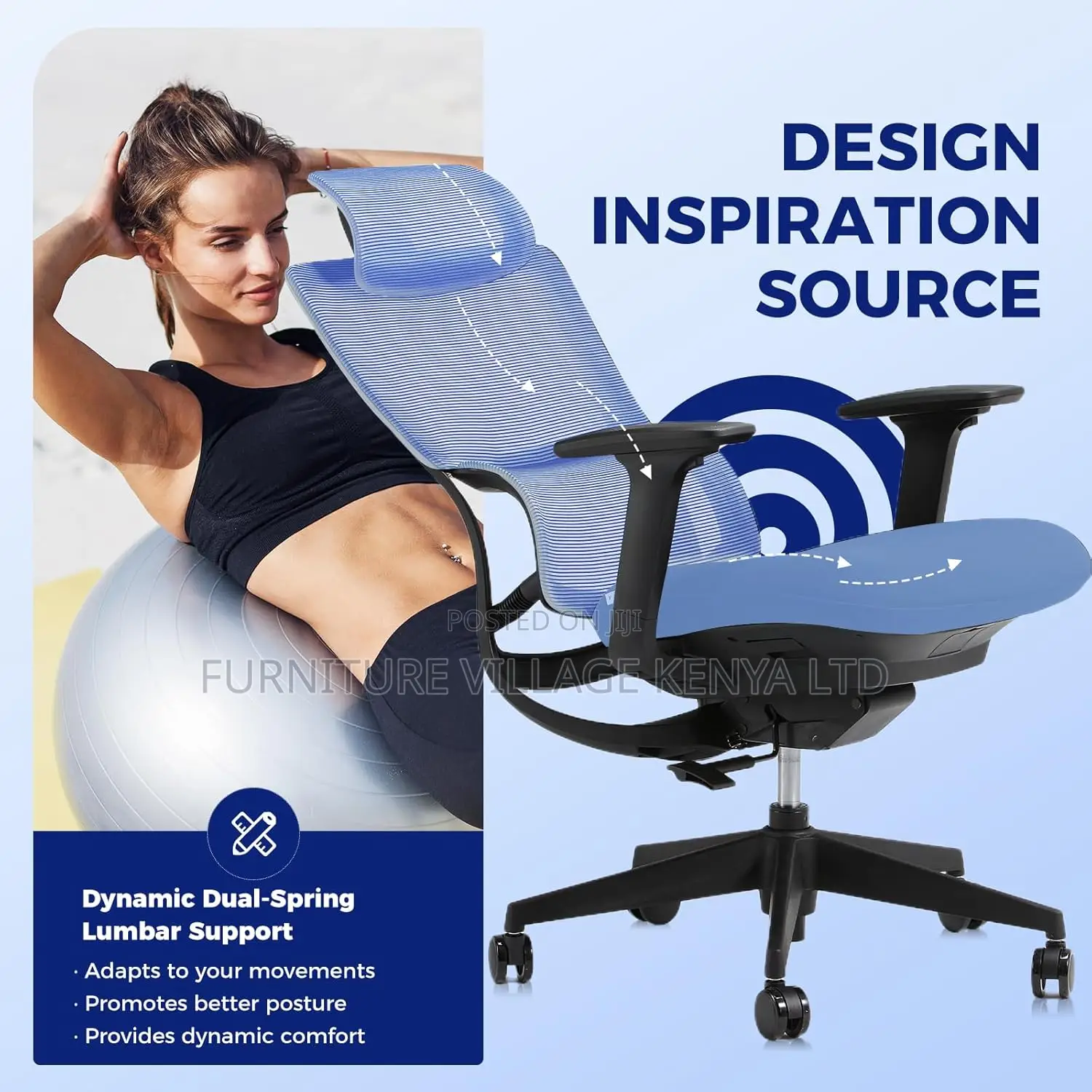 Office Chairs; Executive High-Back Mesh Adjustable Seat