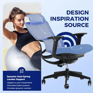 Office Chairs; Executive High-Back Mesh Adjustable Seat