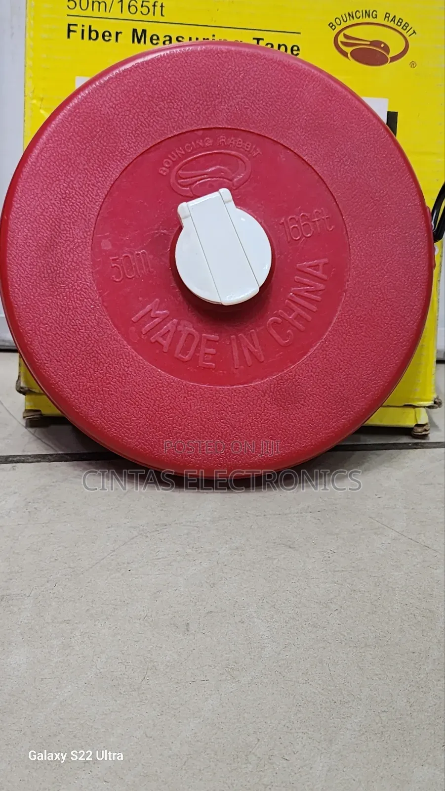 Bouncing Rabbit Fibre Measuring Tape 50m/165ft