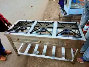Stainless Steel Three Burner
