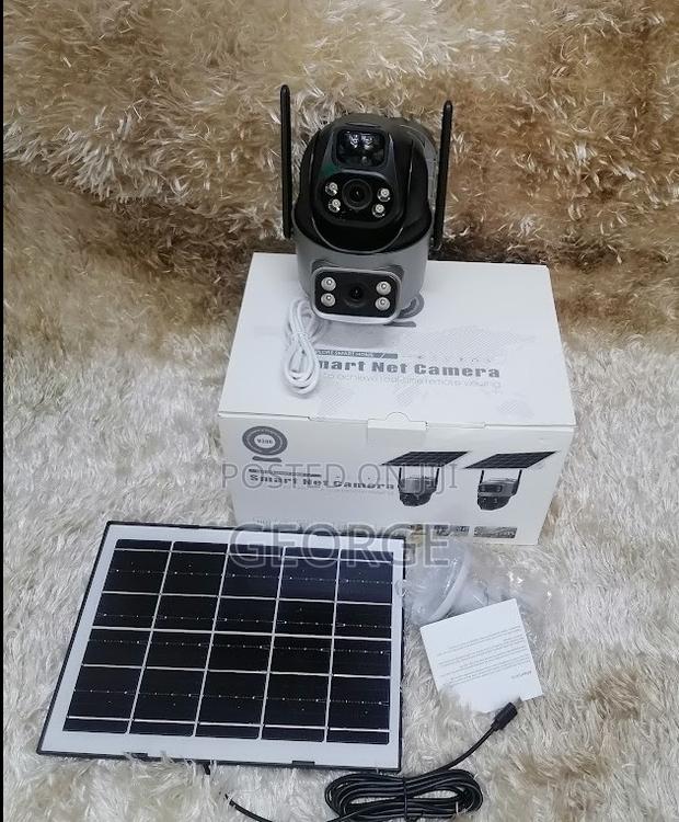 Efficient Solar Camera 4G Dual Lens SIM Slot 2MP PTZ 1080P - main view