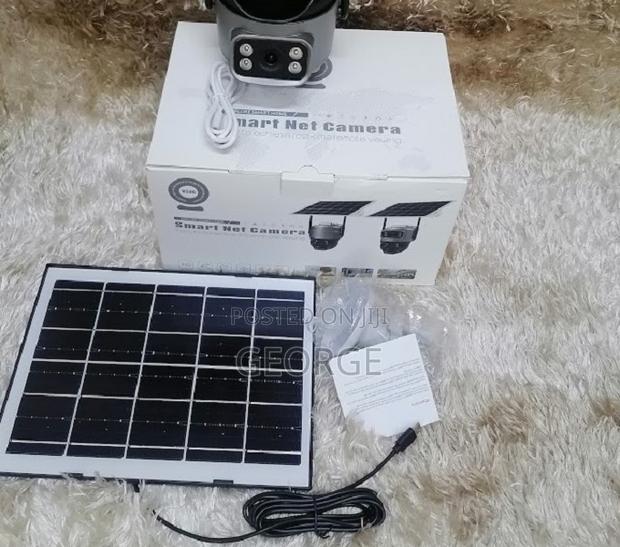 Compact Solar Camera 4G Dual Lens SIM Slot 2MP PTZ 1080P