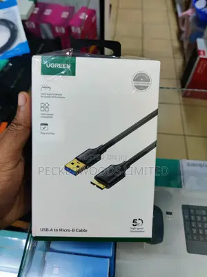 UGREEN USB-A 3.0 to Micro USB 3.0 Male Cable 0.5m Black