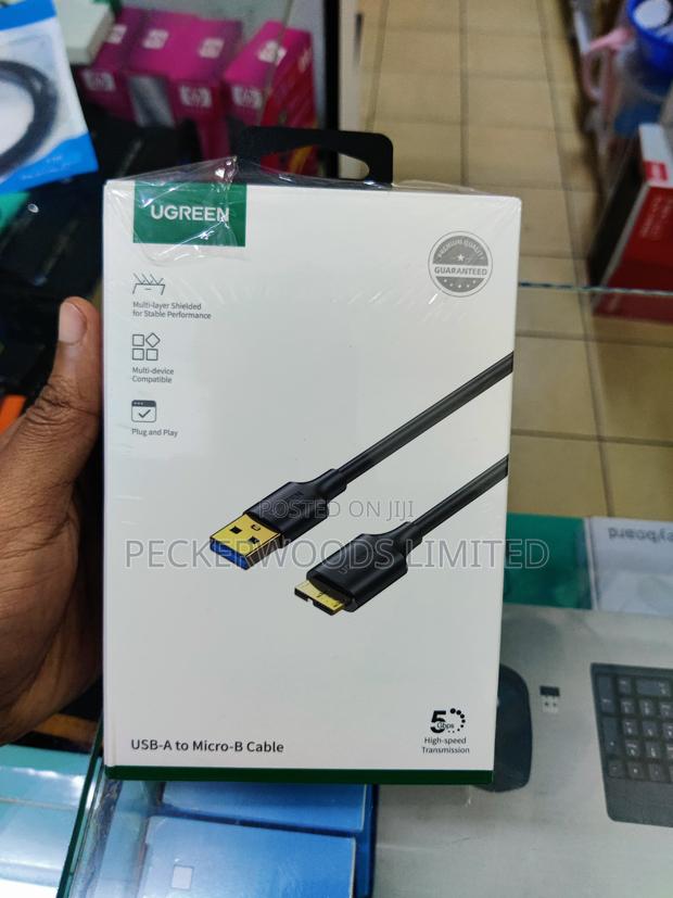 UGREEN USB-A 3.0 to Micro USB 3.0 Male Cable 0.5m Black