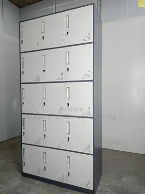 Locker Cabinets; 15 Doors Steel Office Lockable Cabinet