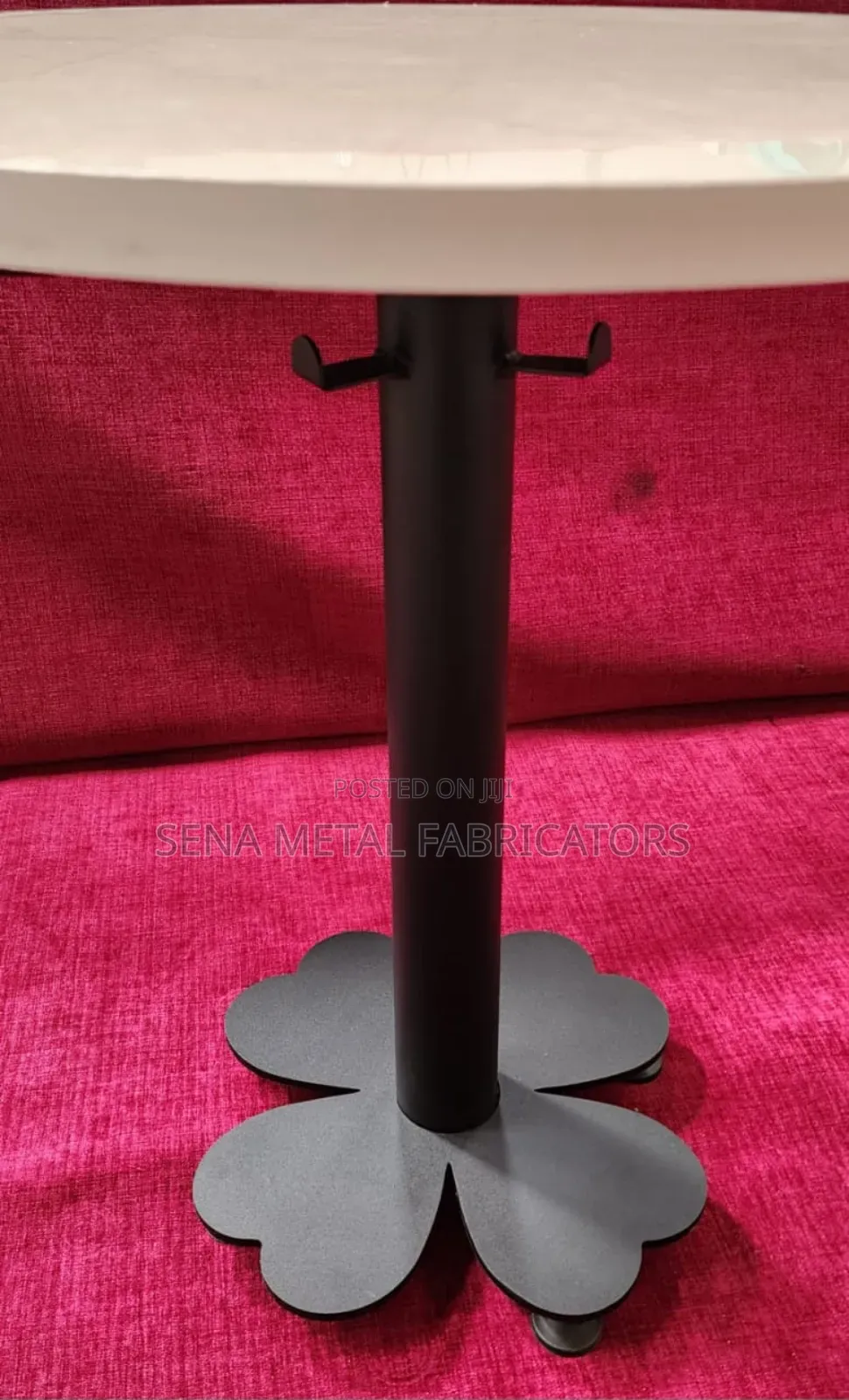 Table Legs Stand With Hooks for Holding Bag.