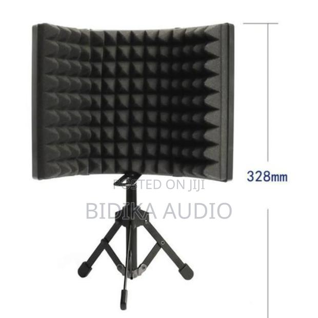 Microphone Isolation Screen With Stand Acoustic Sound Shield
