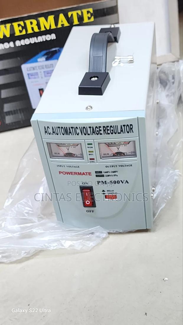Powermate PM-500VA Automatic Voltage Regulator 0.5KVA - thumbnail 2