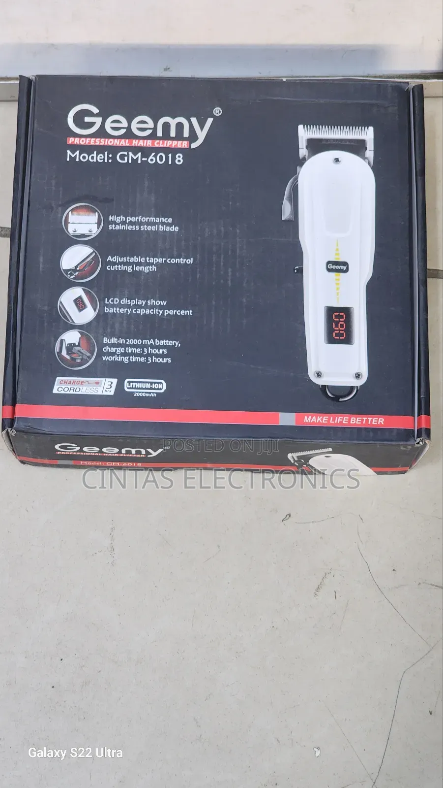 Geemy Gm-6018 Hair Clipper
