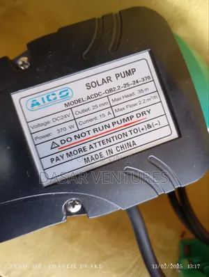 Water Pump Solar Powered