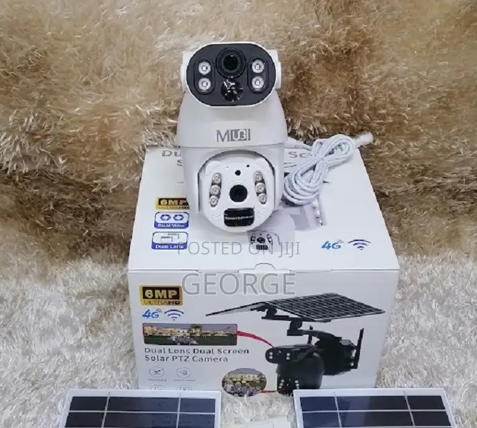 Compact 
Dual Lens 6mp Ubox 4g Simcard Solar Camera