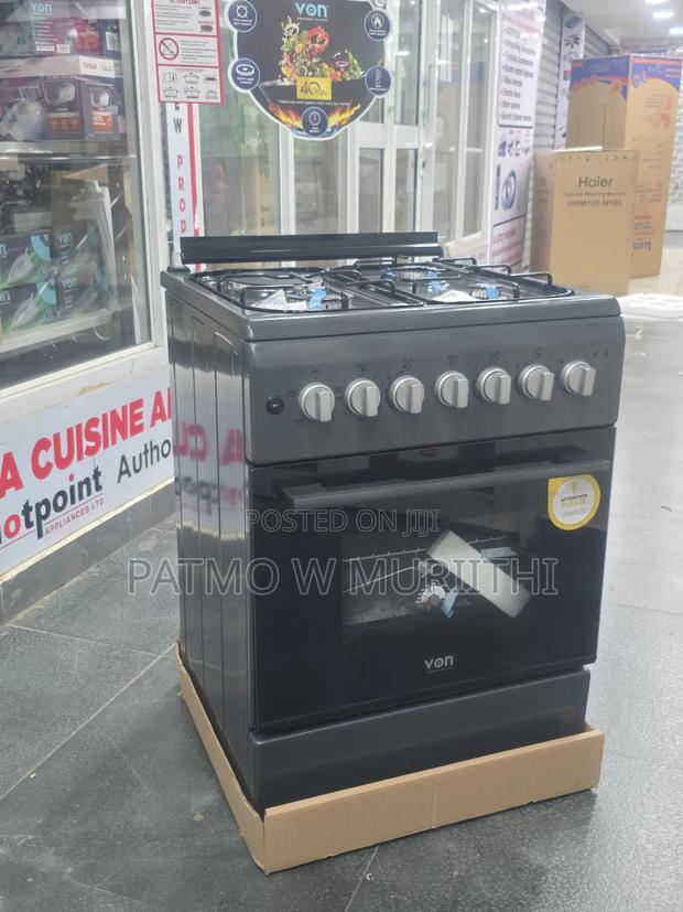 Von Standing Cooker 58×58 3G+1E , Gas Sensor, Jet, Grill