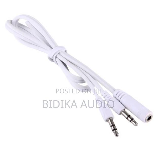 3.5mm Dual Male to Female Plug Jack Stereo Audio Wire